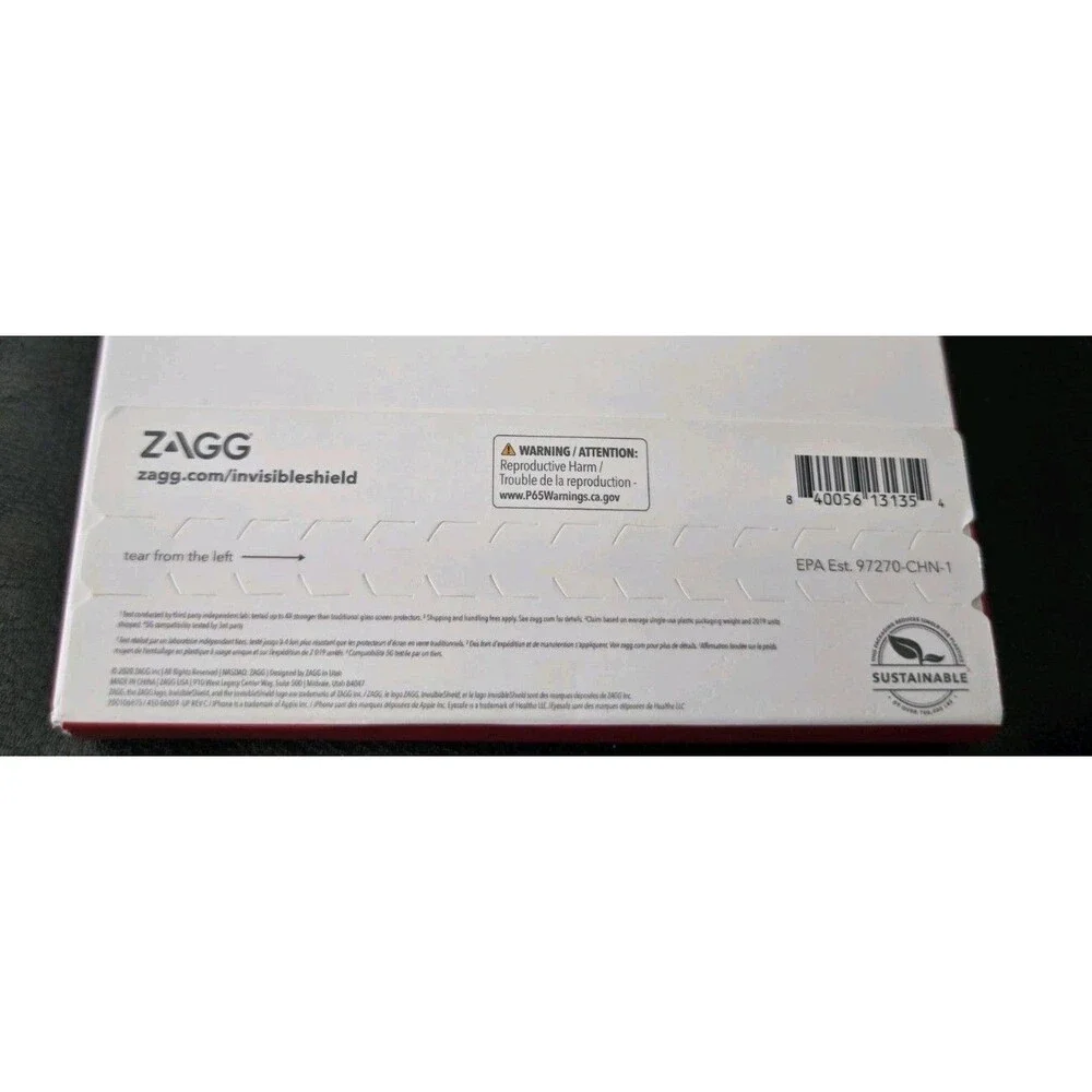 ZAGG Invisable Sheild Vision Guard + Screen Protector Apple IPhone 12 Pro Max